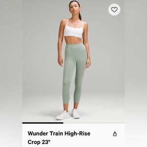 Size 10 Wunder Train High-Rise Crop 23” NWT